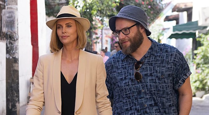Charlize e Seth Rogen são mesmo um “Casal Improvável”, mas convencem 100%